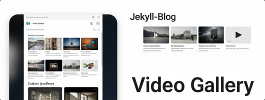 Membuat Video Galeri Di Jekyll